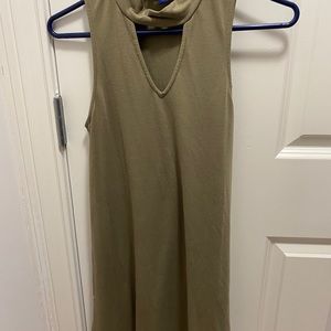 Olive Green T-shirt Dress
